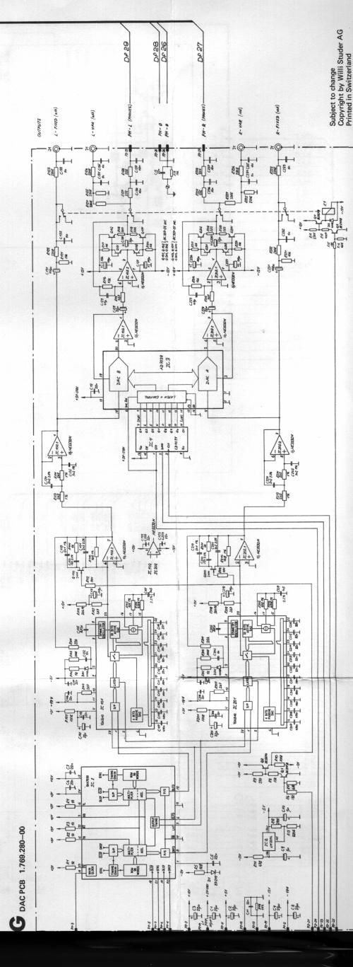 Revox B 225 Schematic