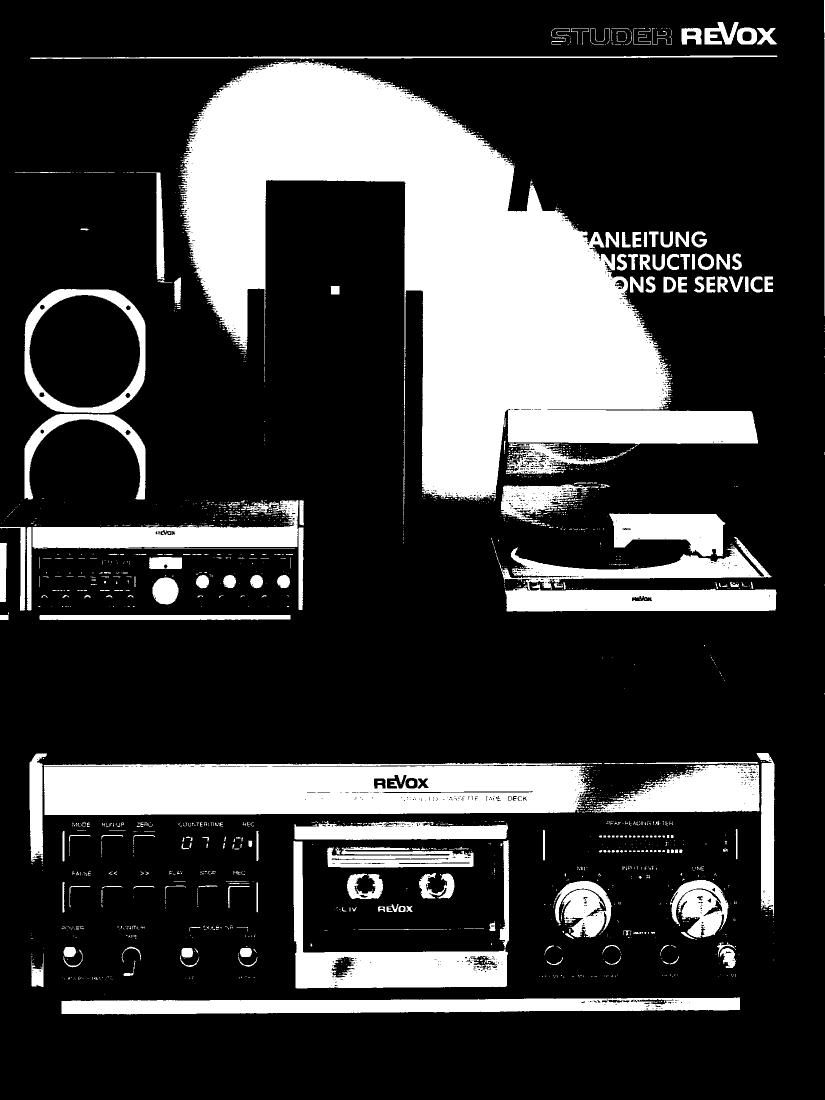 Revox B 710 Service Manual