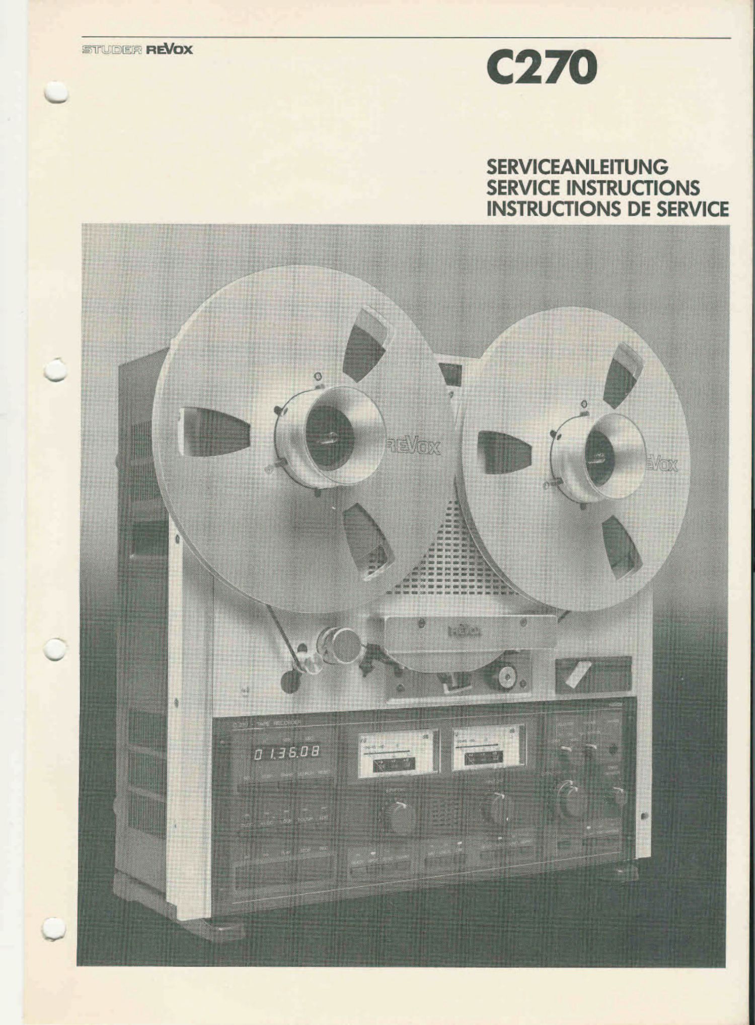 Revox C 270 Service Manual