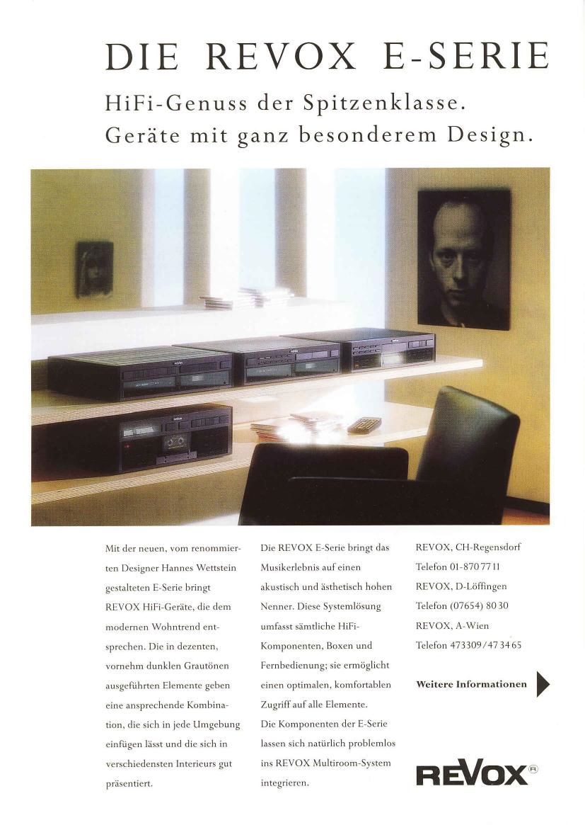 Revox E Series Brochure