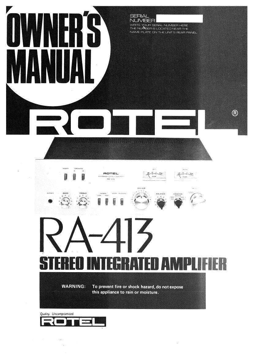 Rotel RA 413 OM