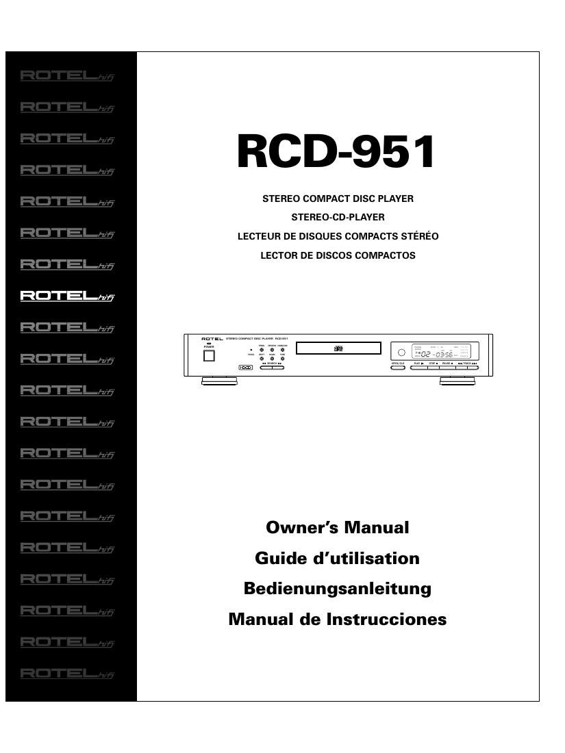 Rotel RCD 951 OM