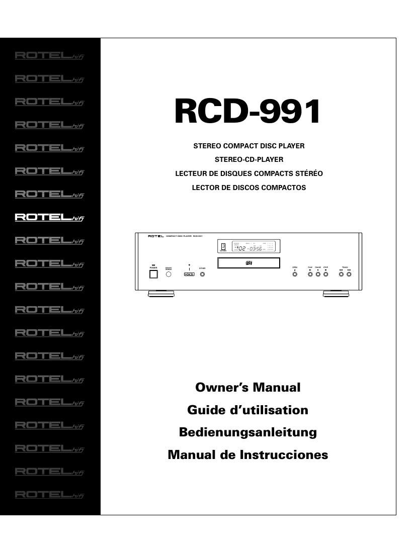 Rotel RCD 991 OM