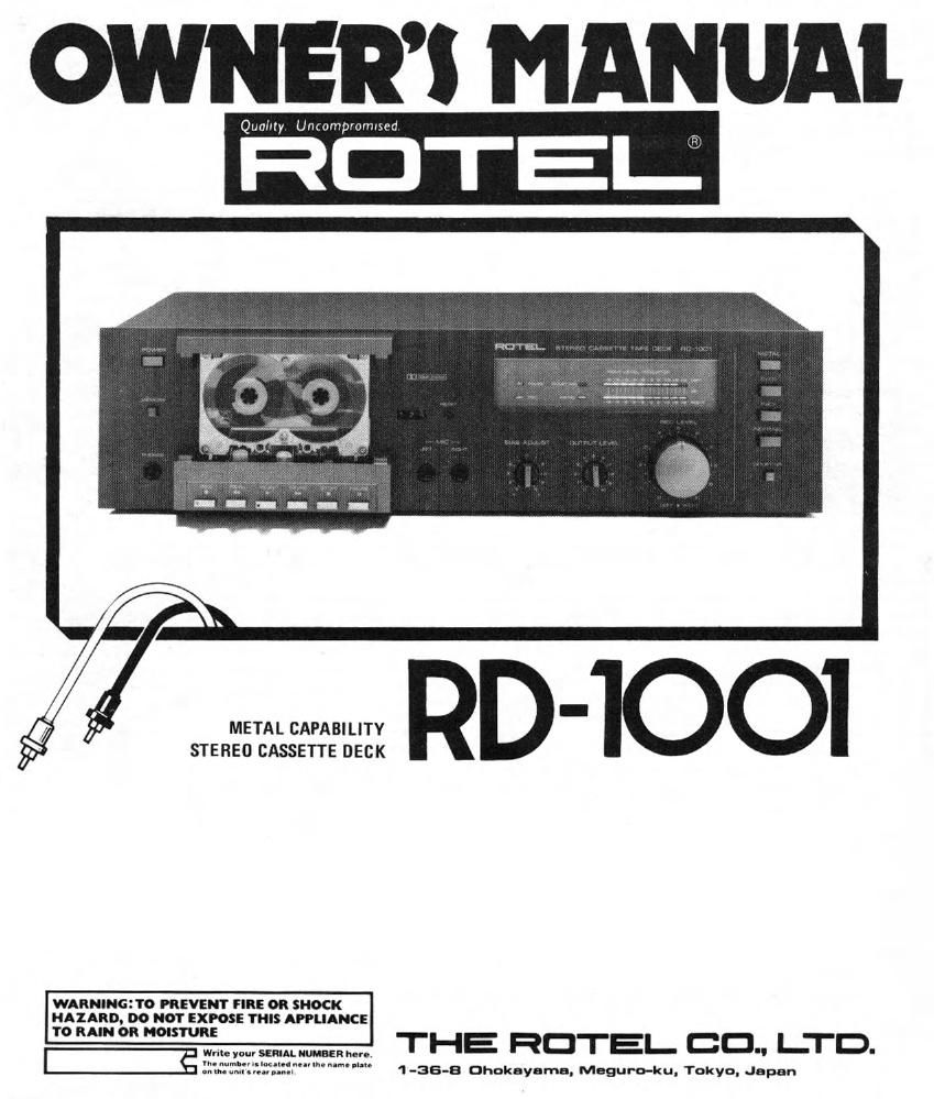 Rotel RD 1001 OM