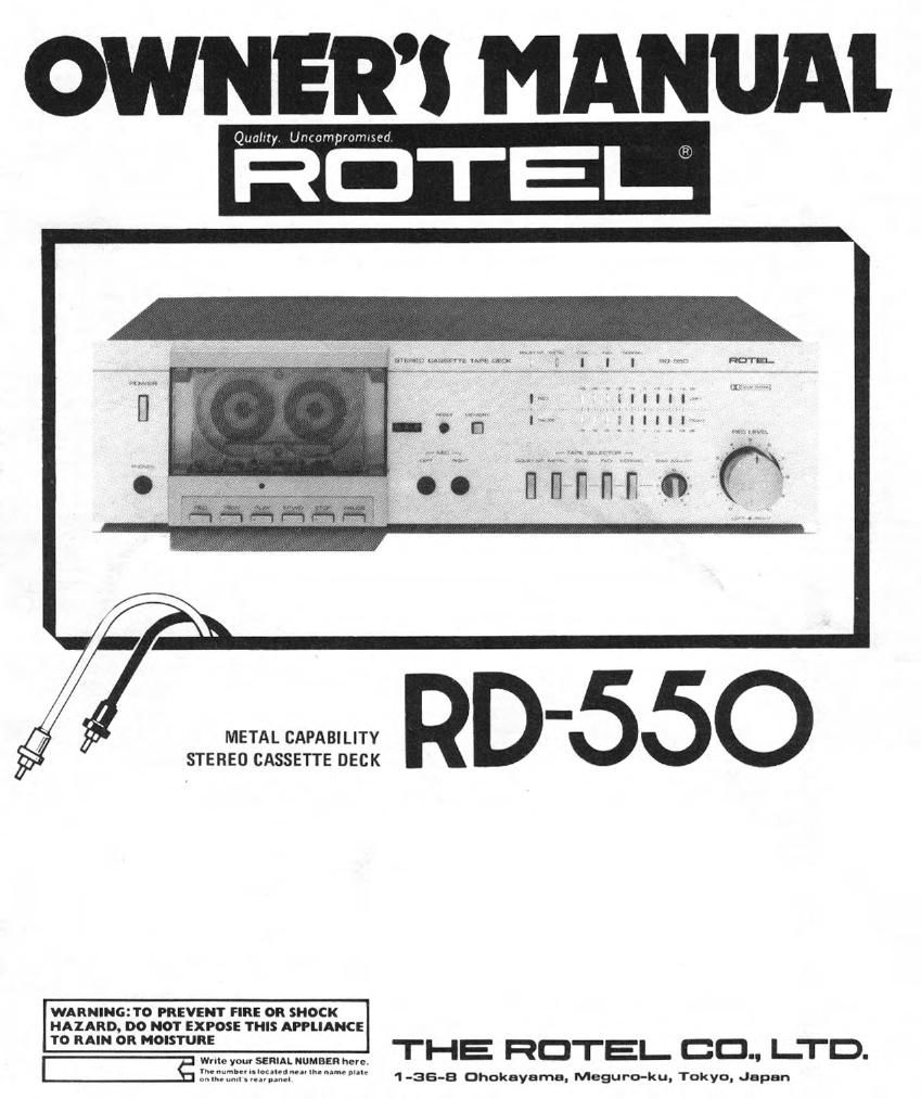 Rotel RD 550 OM