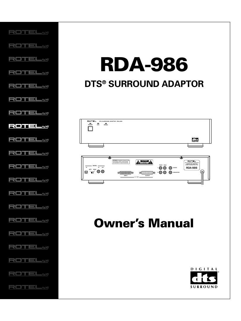 Rotel RDA 986 OM