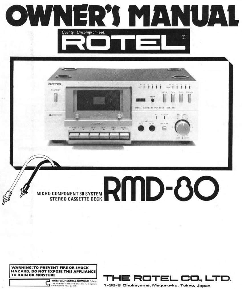 Rotel RMD 80 OM