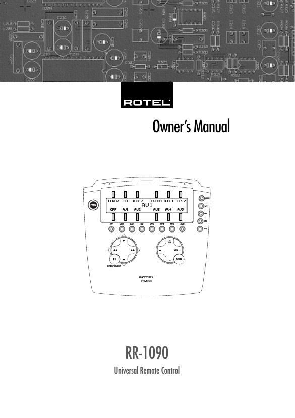 Rotel RR 1090 OM