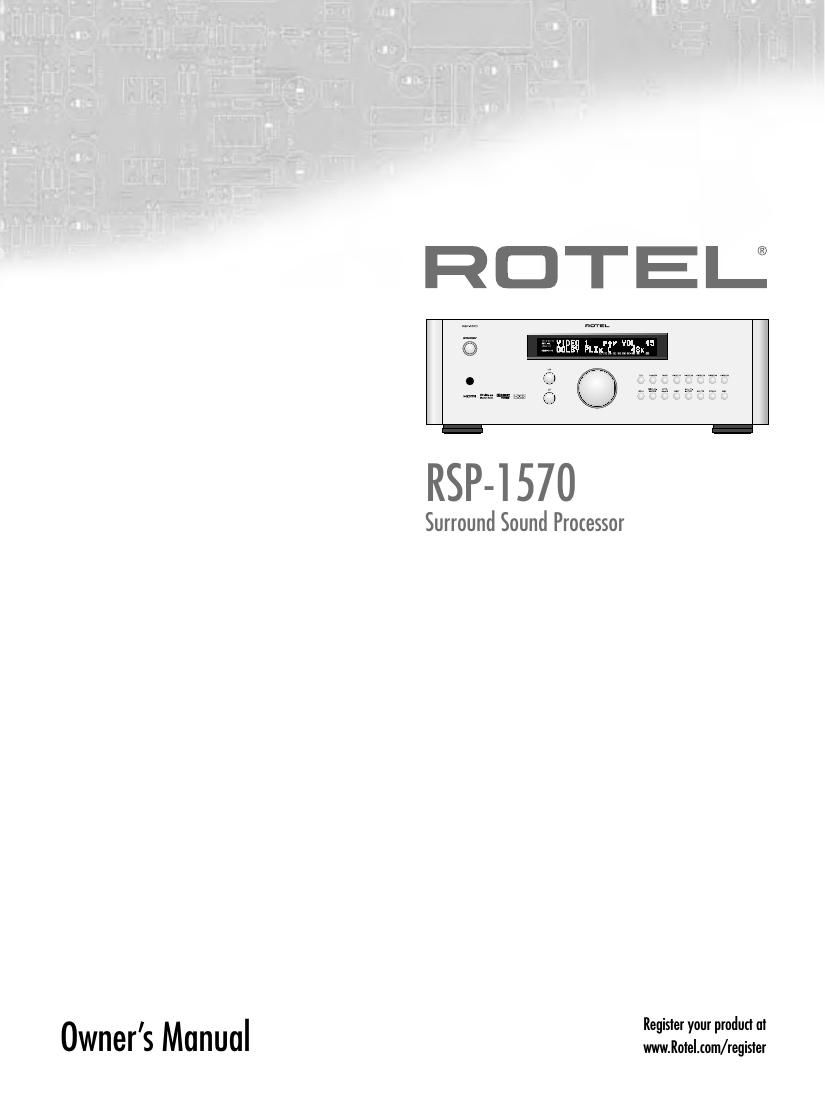 Rotel RSP 1570 OM