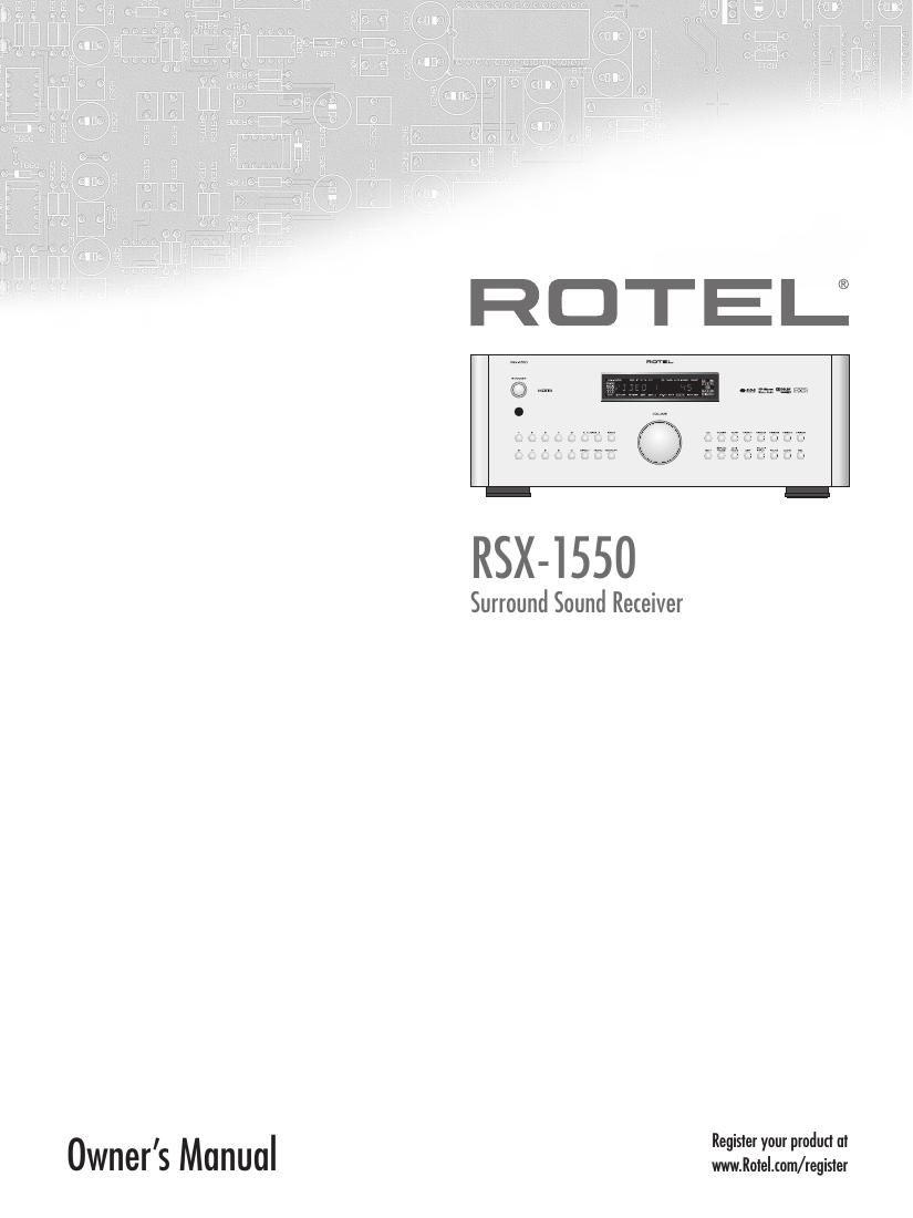 Rotel RSX 1550 OM