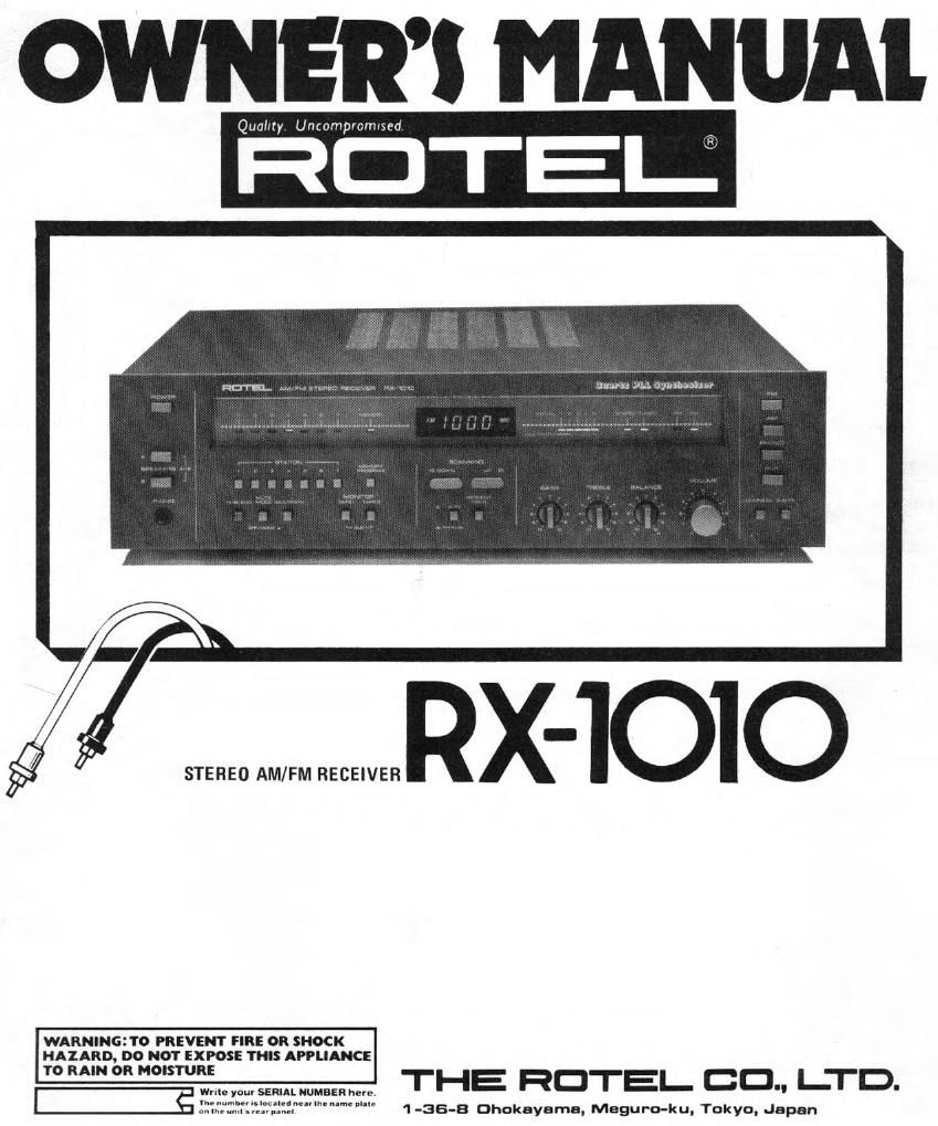 Rotel RX 1010 OM