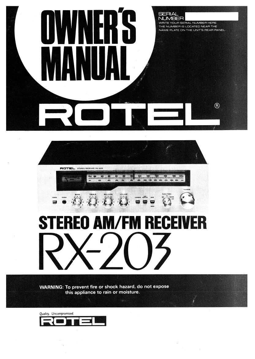 Rotel RX 203 OM