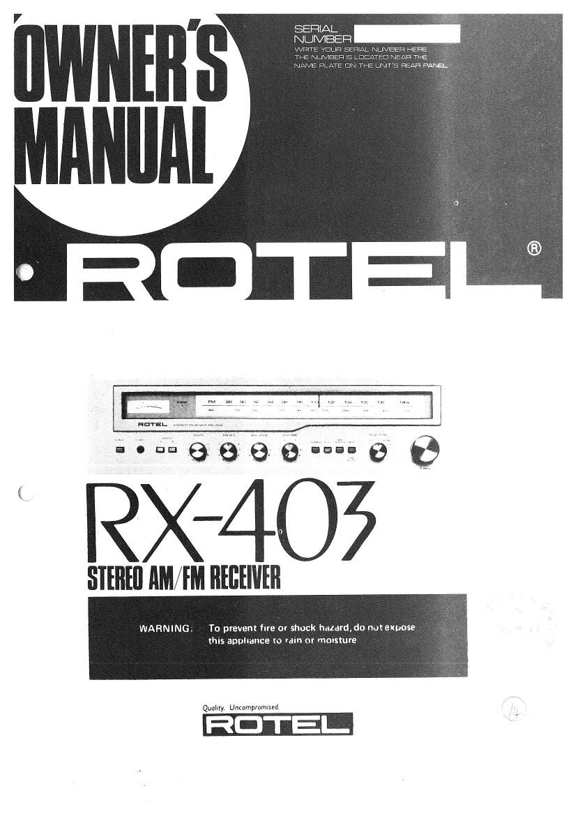 Rotel RX 403 OM