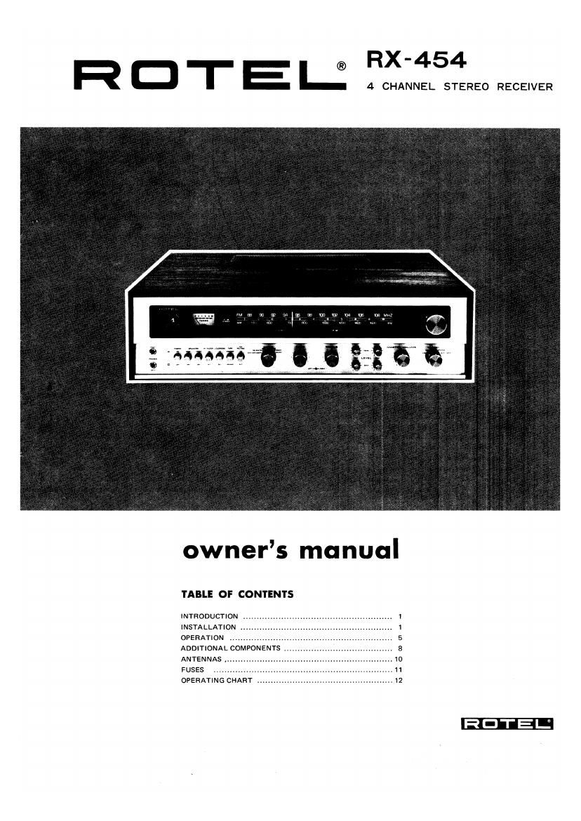 Rotel RX 454 OM