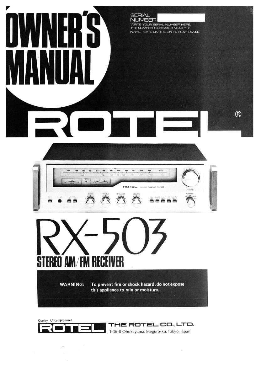 Rotel RX 503 OM