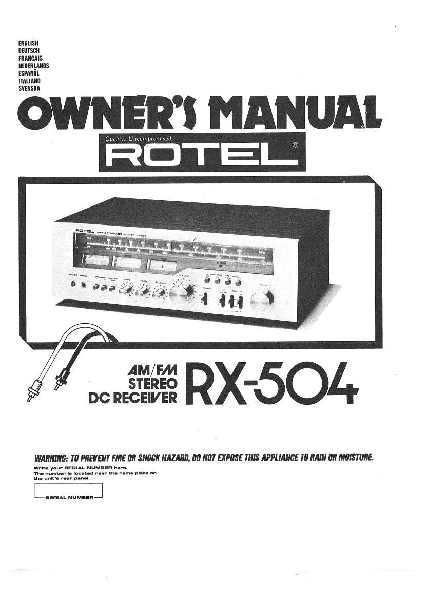 Rotel RX 504 OM