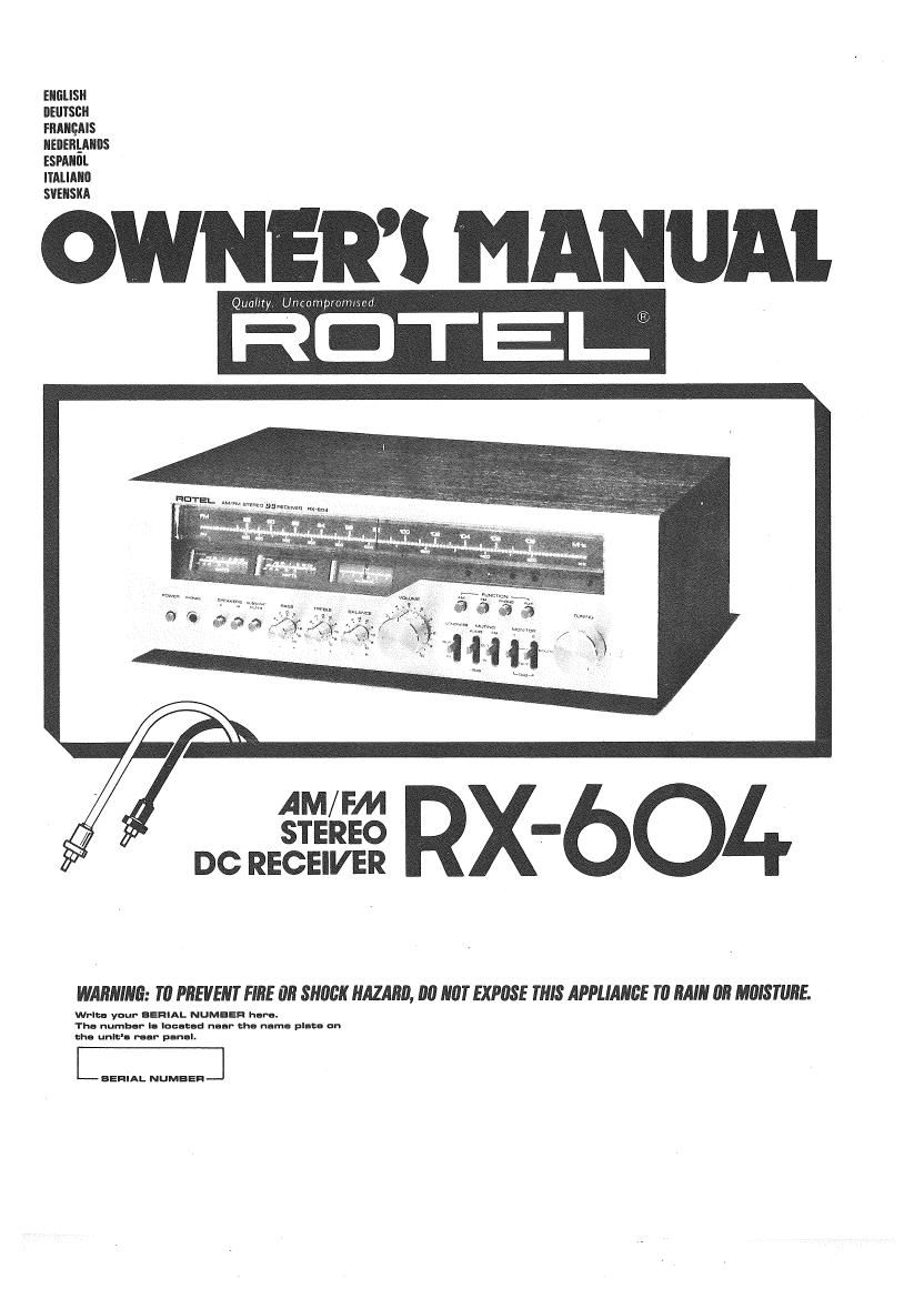 Rotel RX 604 OM