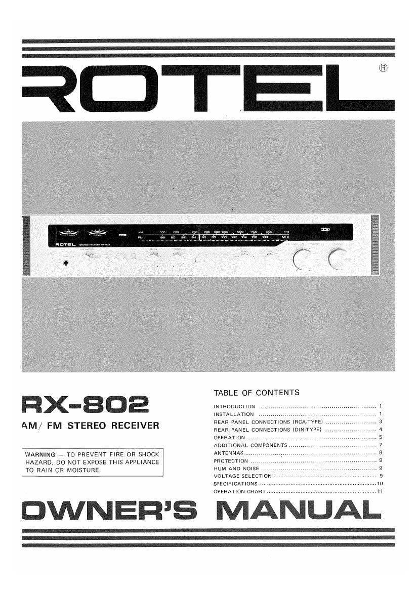 Rotel RX 802 OM