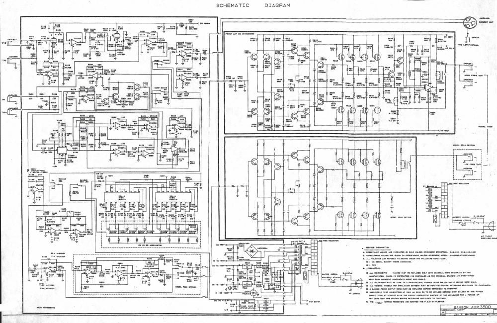 samson 3500 mosfet amplifier