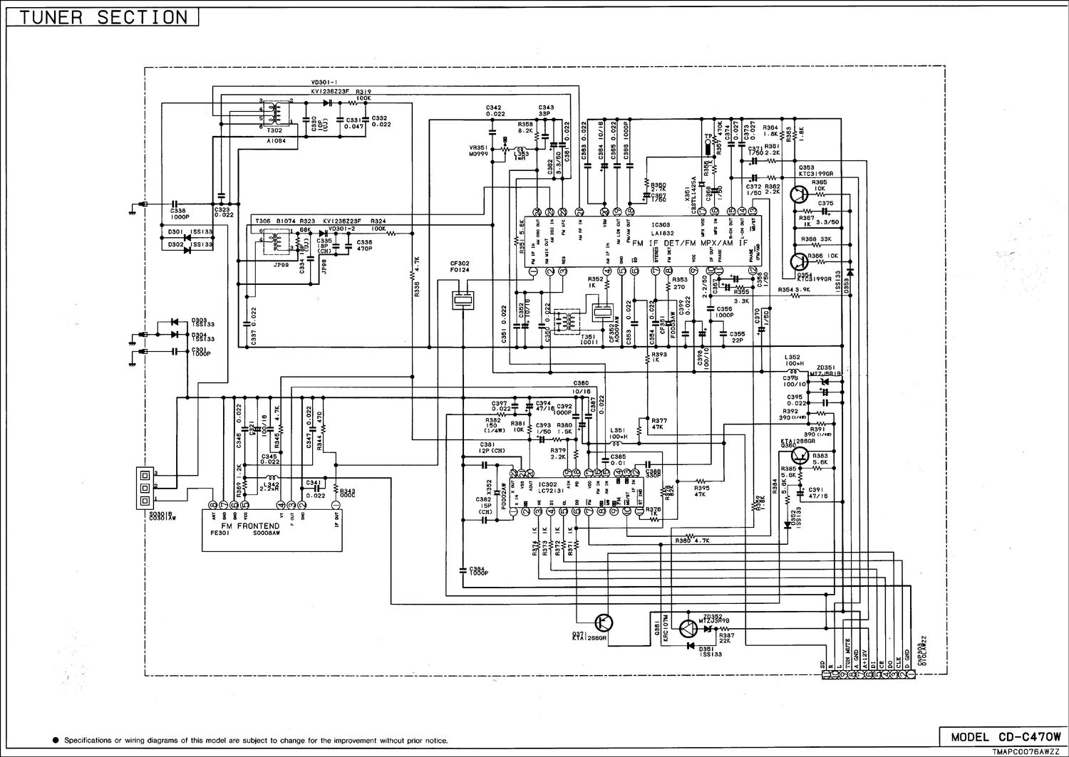 sharp cd c 470w