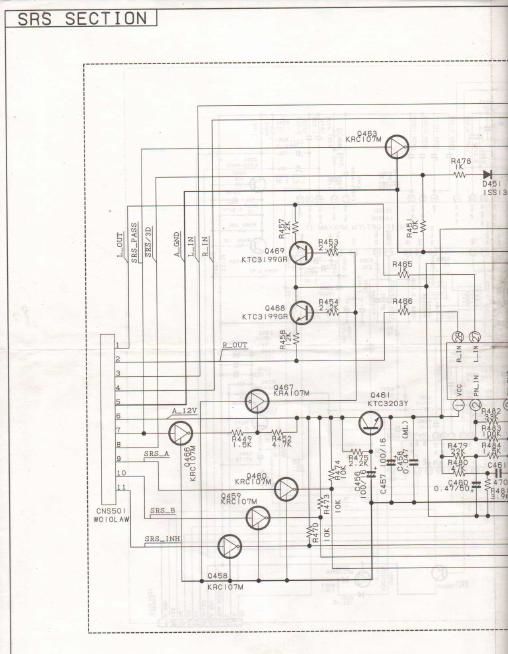 sharp cd c 480w schematic srs a