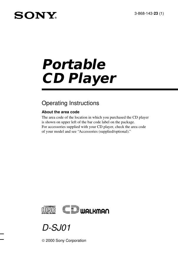 sony d sj 01 owners manual