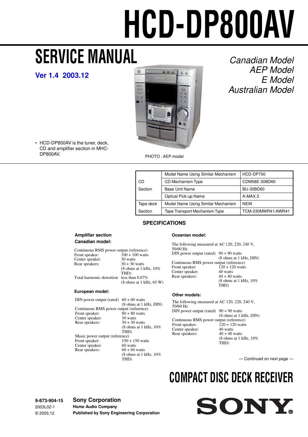 sony hcd dp 800av v1 4