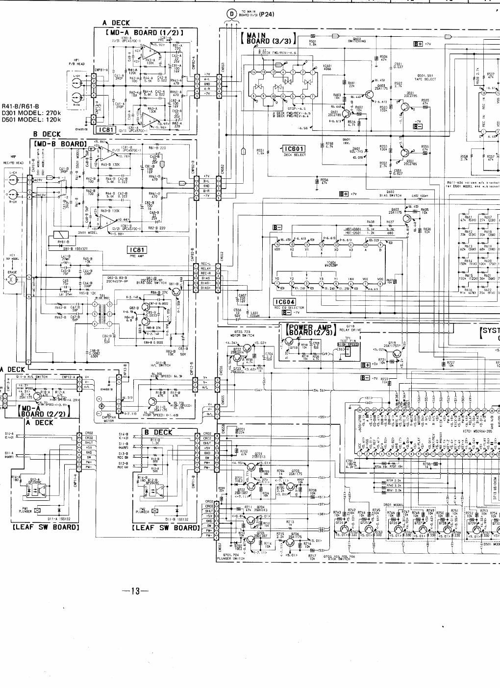 sony hstd 301 schematic