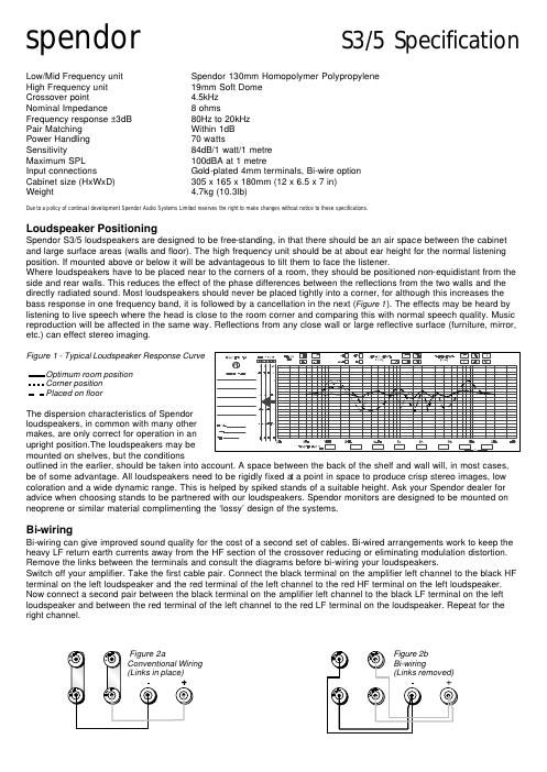 spendor s 35 owners manual