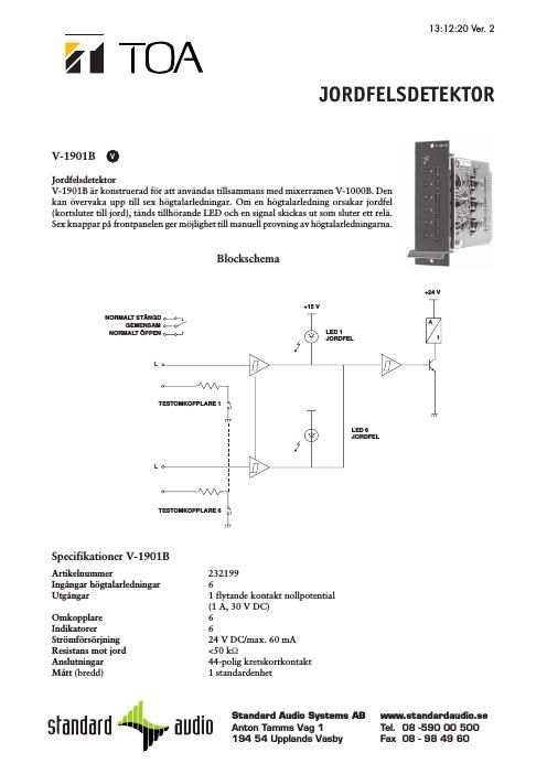 toa v 1901 tillbeh