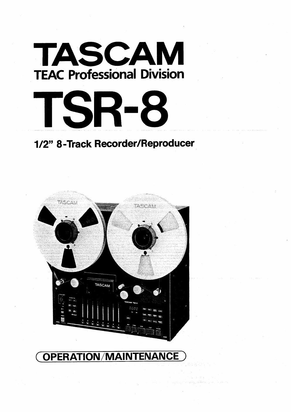 Tascam TSR 8 Service Manual 2