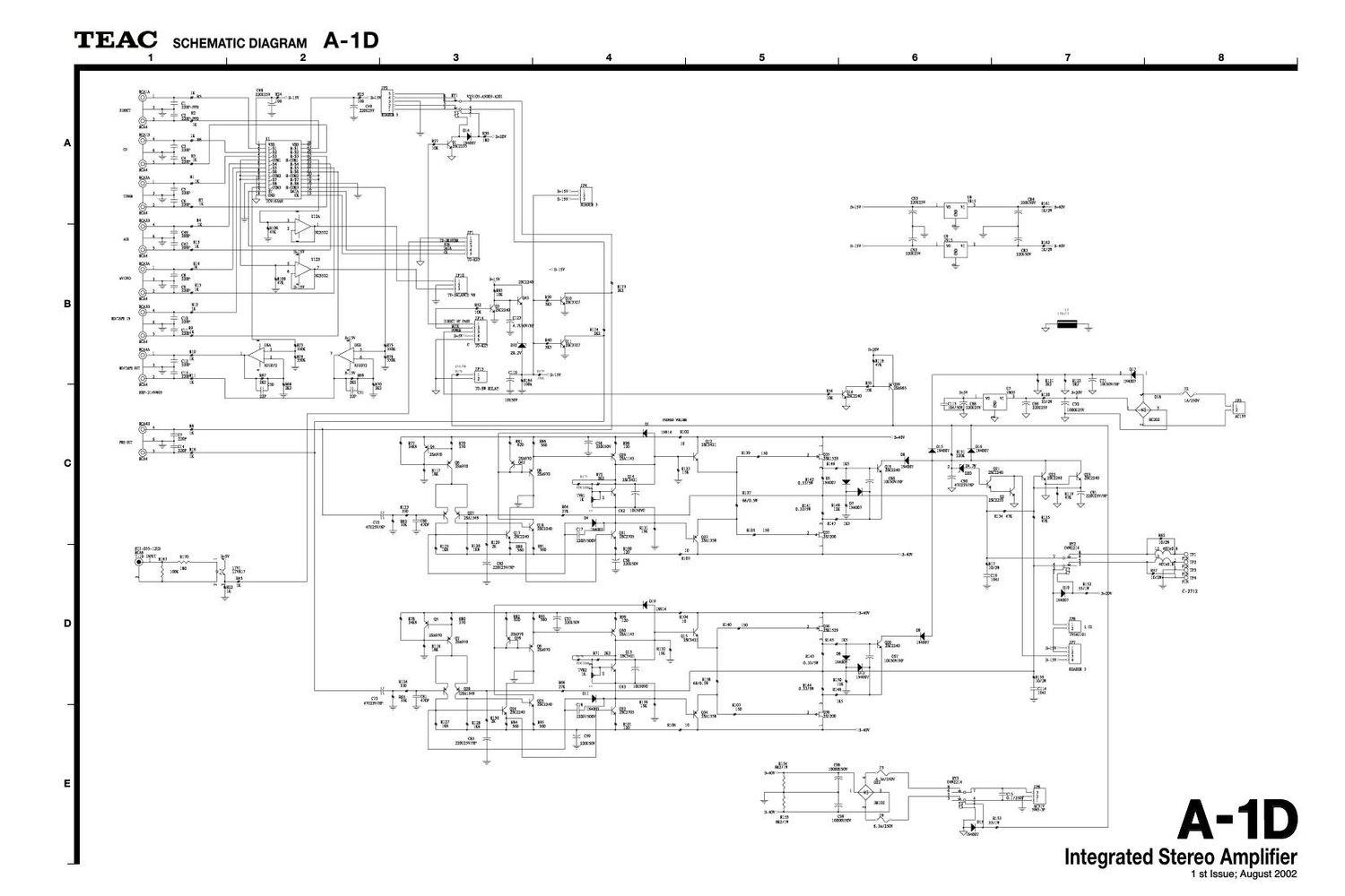 Teac A 1 D Schematic