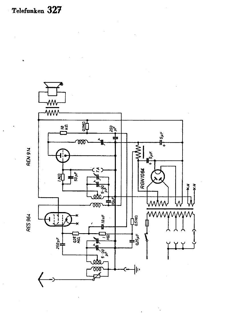 Telefunken 327 Schematic