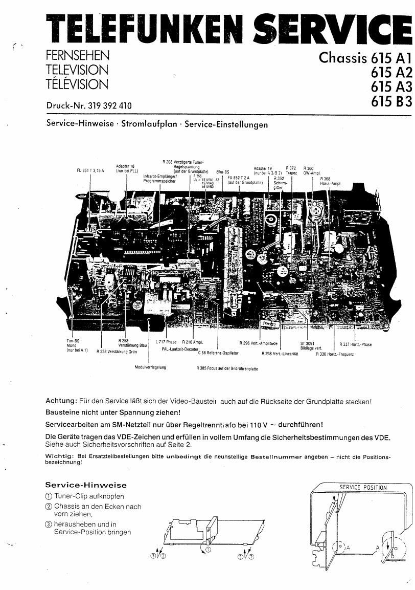 Telefunken 615 A1 Schematic