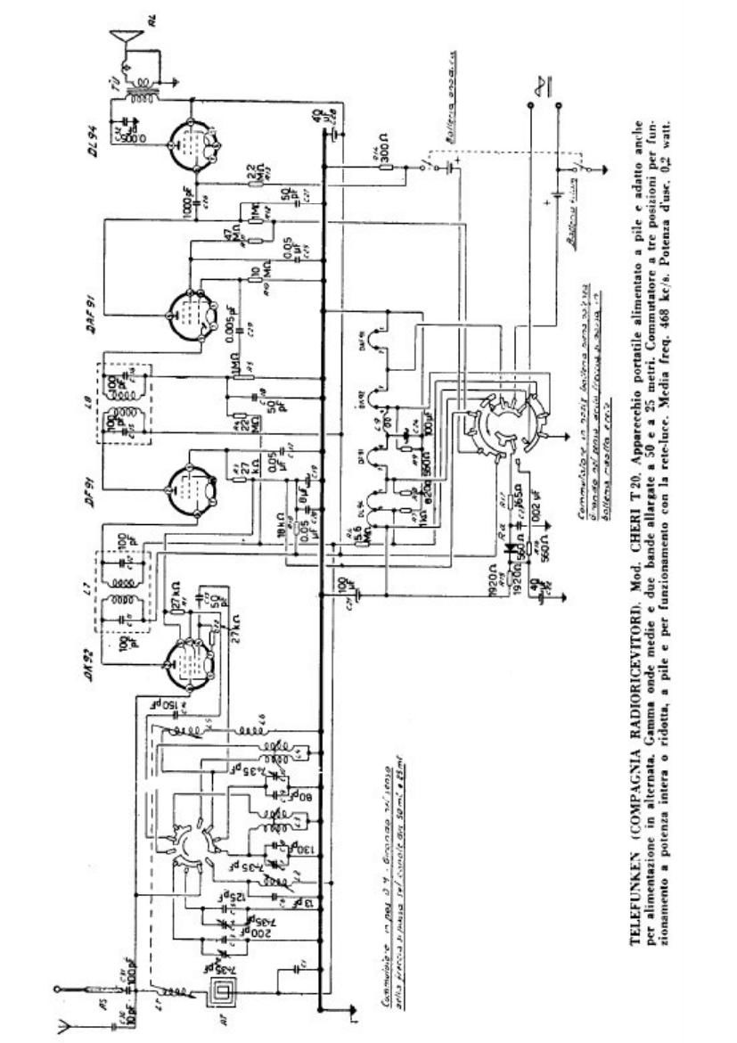 Telefunken T1 M Schematic