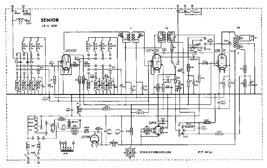 unica Senior 1040 schematic