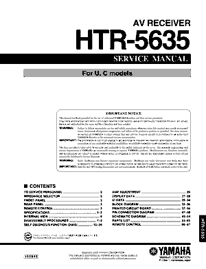 yamaha htr 2064 manual