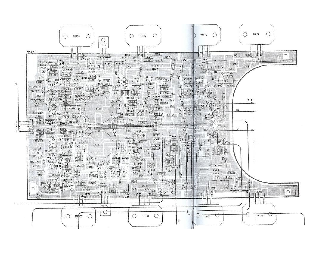 yamaha m 80 m ain pcb